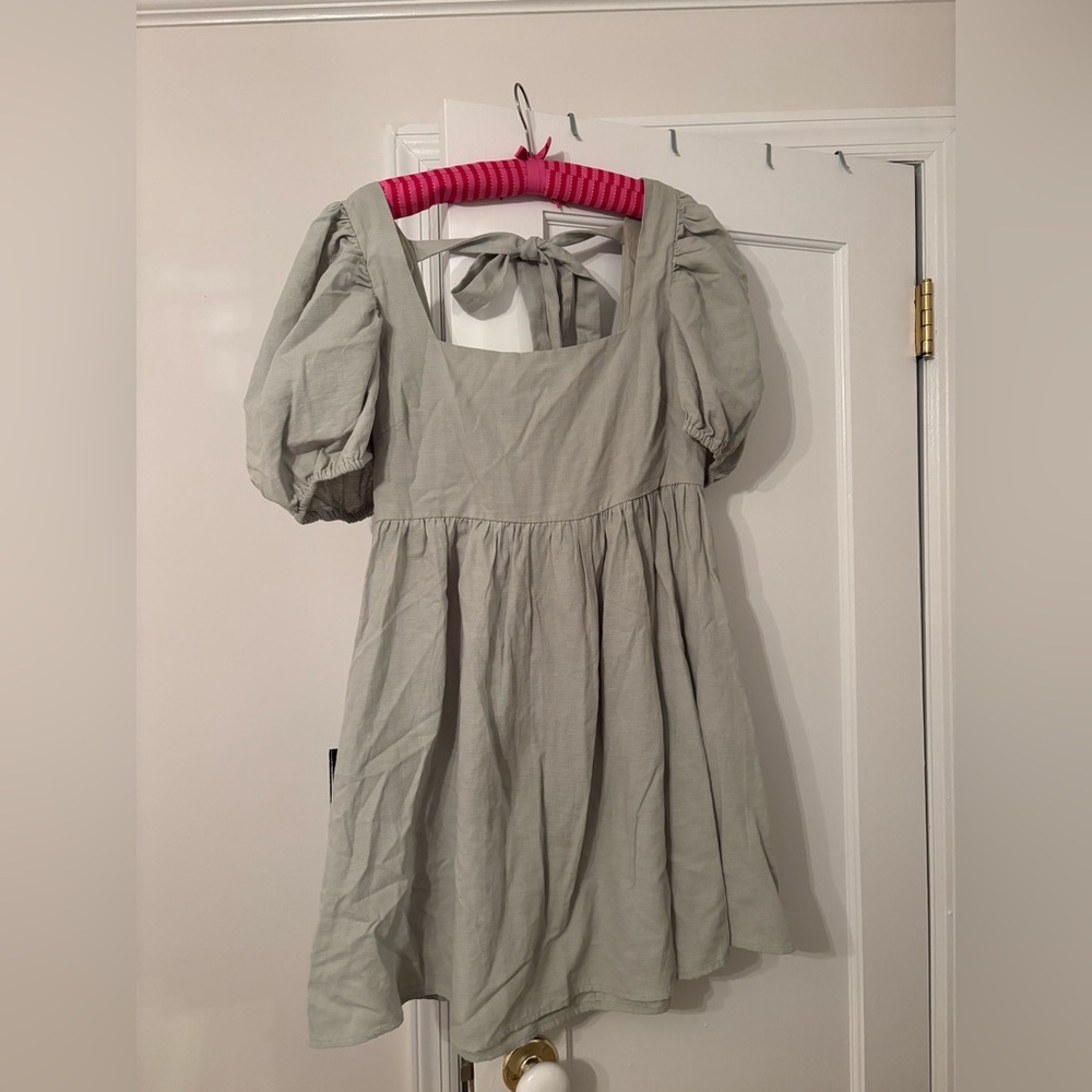 Sage green altar’d state dress